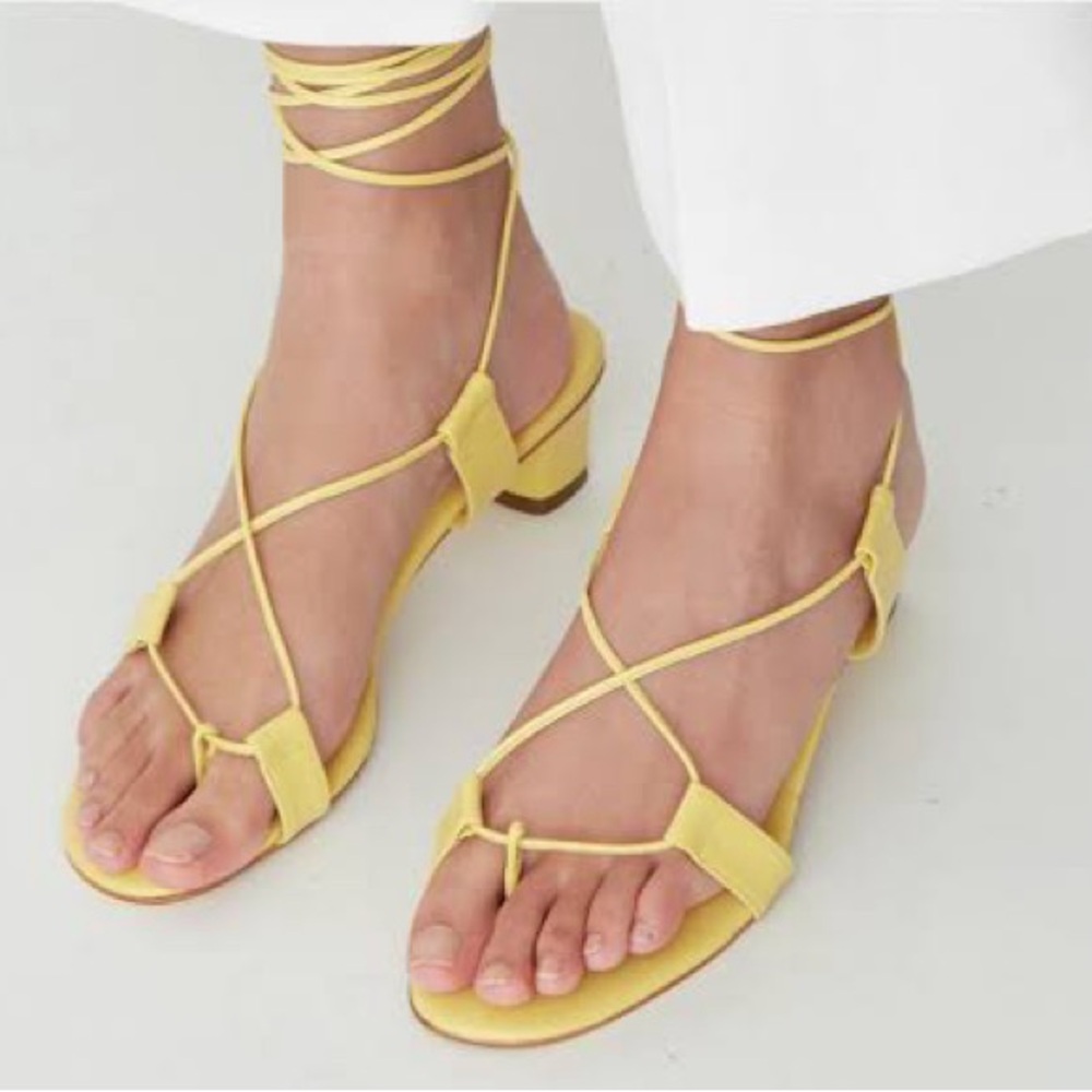 Martiniano Pavone Yellow Sandals